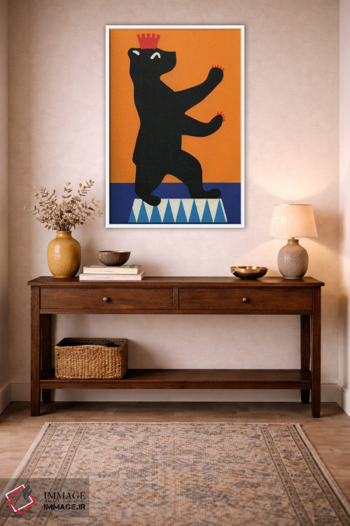 تابلو دکوراتیو خرس برلین اثر روزی فایست - D2W