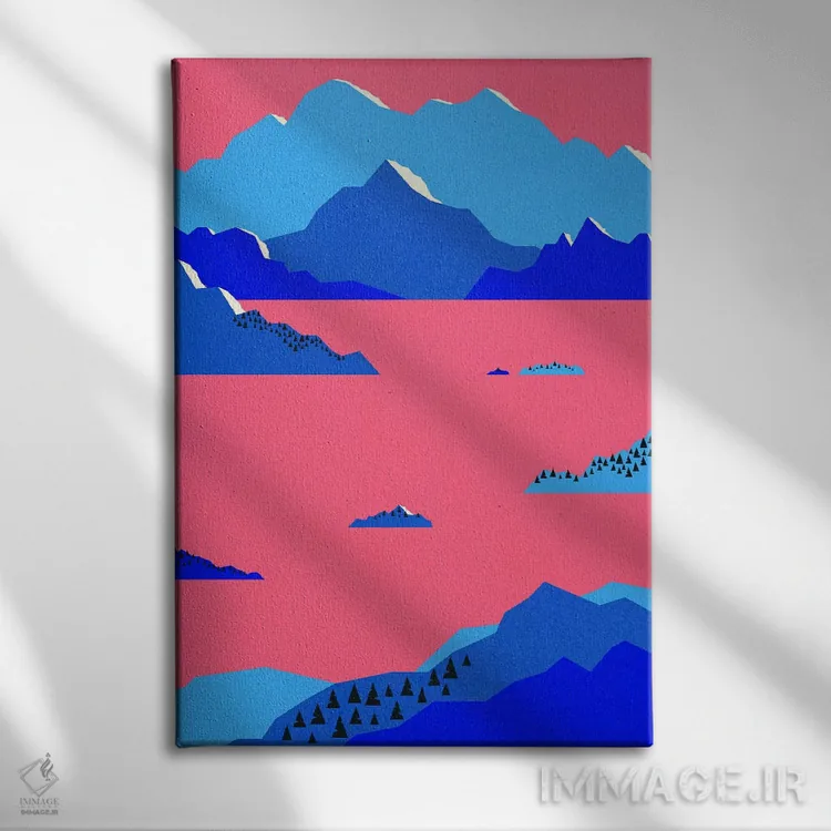 تابلو دکوراتیو صبح سوئدی I اثر روزی فایست - نمای روبهرو روی دیوار