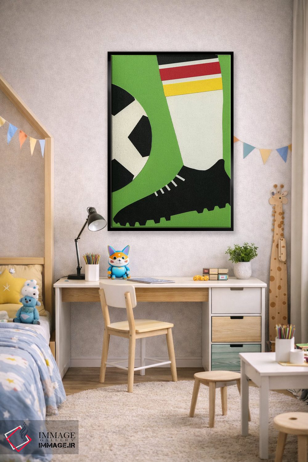 تابلو دکوراتیو تیم آلمان اثر روزی فایست - D2B