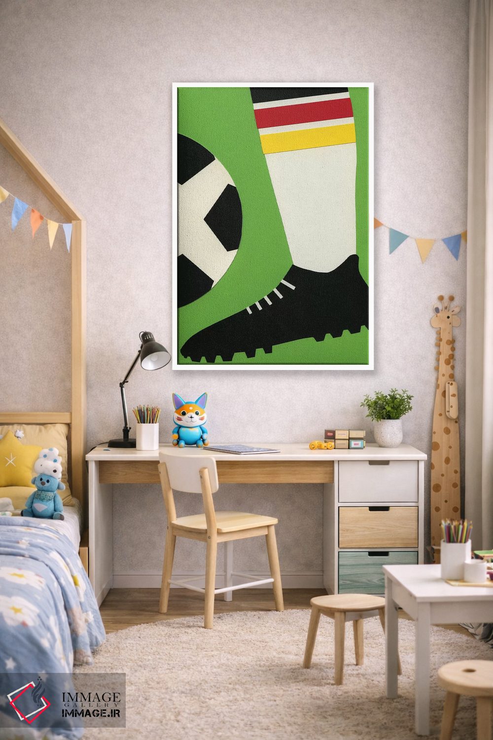 تابلو دکوراتیو تیم آلمان اثر روزی فایست - D1W