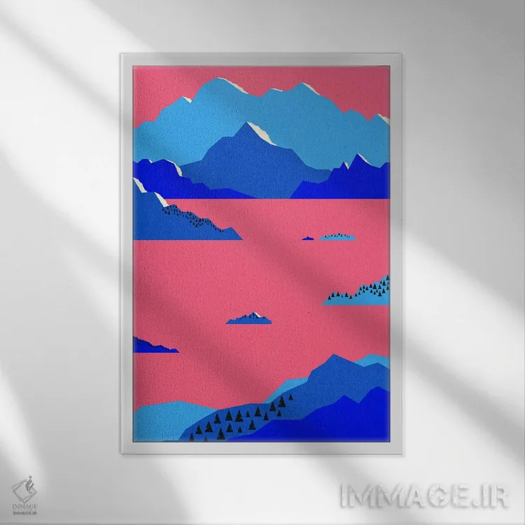 تابلو دکوراتیو صبح سوئدی I اثر روزی فایست - نمای قابدار سفید