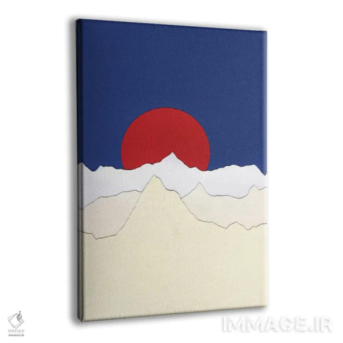 تابلو دکوراتیو آلپ فرانسه اثر روزی فایست - نمای پرسپکتیو محصول