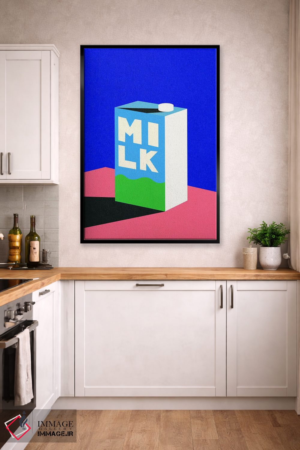 تابلو مینیمال شیر اثر روزی فایست - D2B