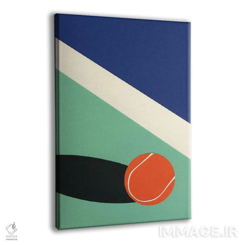 تابلو دکوراتیو باشگاه تنیس آریزونا II اثر روزی فایست - نمای پرسپکتیو محصول