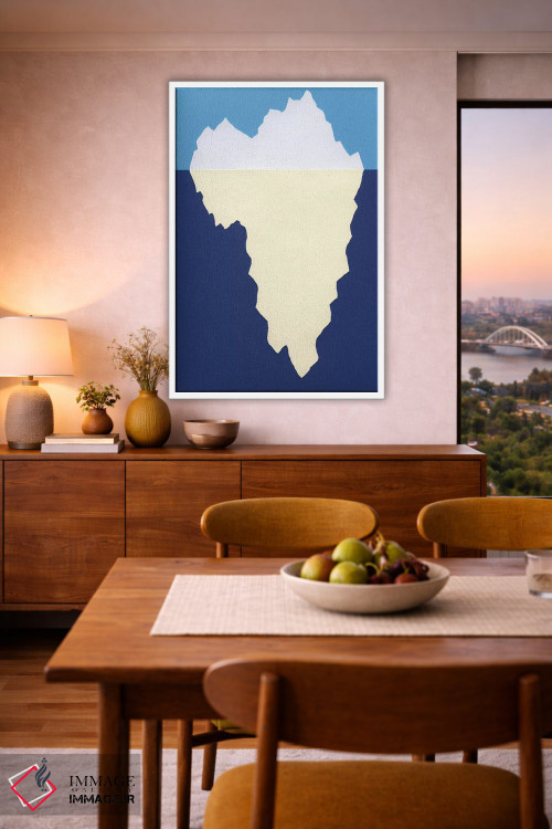 تابلو دکوراتیو کوه یخ اثر روزی فایست - D6W