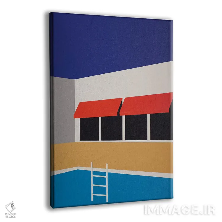 تابلو دکوراتیو خانه استخردار پالم اسپرینگز ۱ اثر روزی فایست - نمای پرسپکتیو محصول