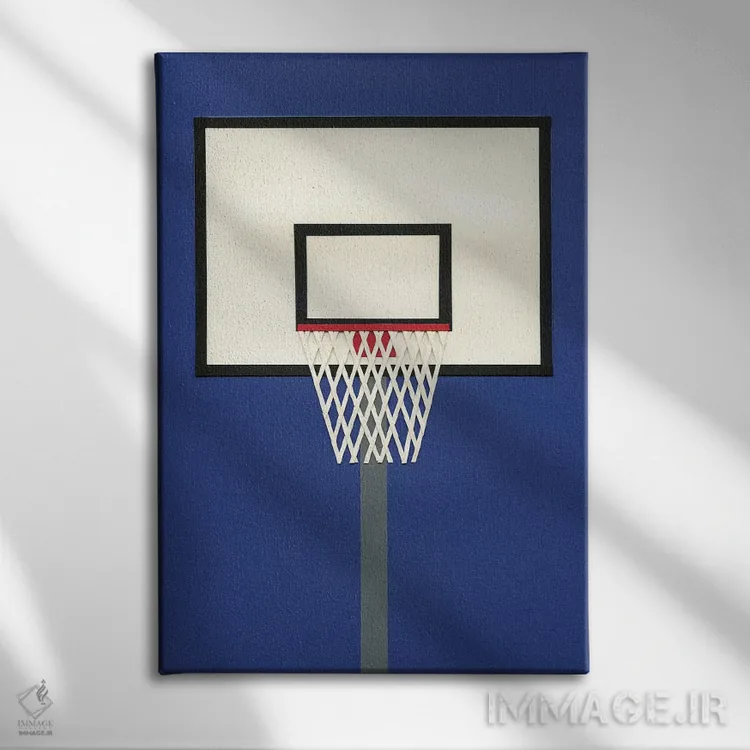 تابلو دکوراتیو تیم بسکتبال اوکلند ۳ اثر روزی فایست - نمای روبهرو روی دیوار