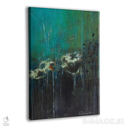 تابلو انتزاعی رشد وحشی اثر روت فرامشتاین - نمای پرسپکتیو محصول