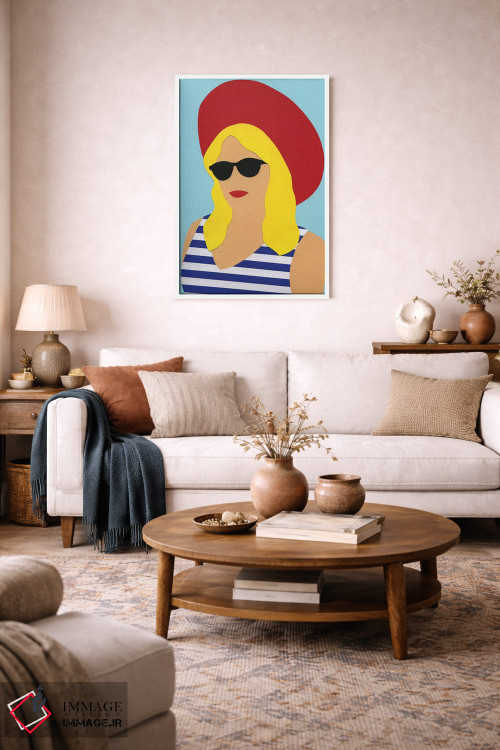 تابلو دکوراتیو پرتره مارلی اثر روزی فایست - D2W
