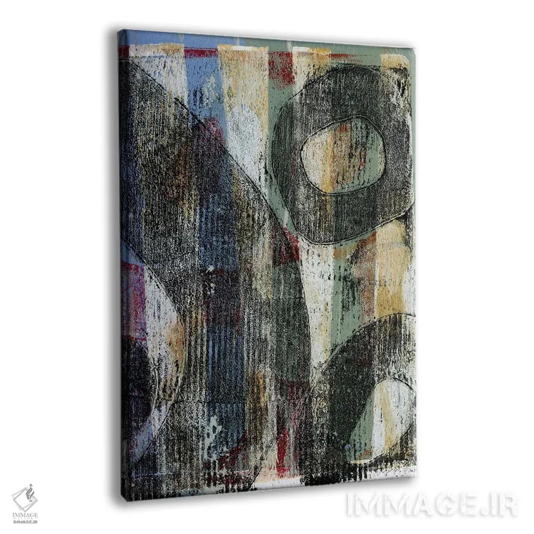 تابلو انتزاعی دوباره بگو ۲ اثر روت فرامشتاین - نمای پرسپکتیو محصول