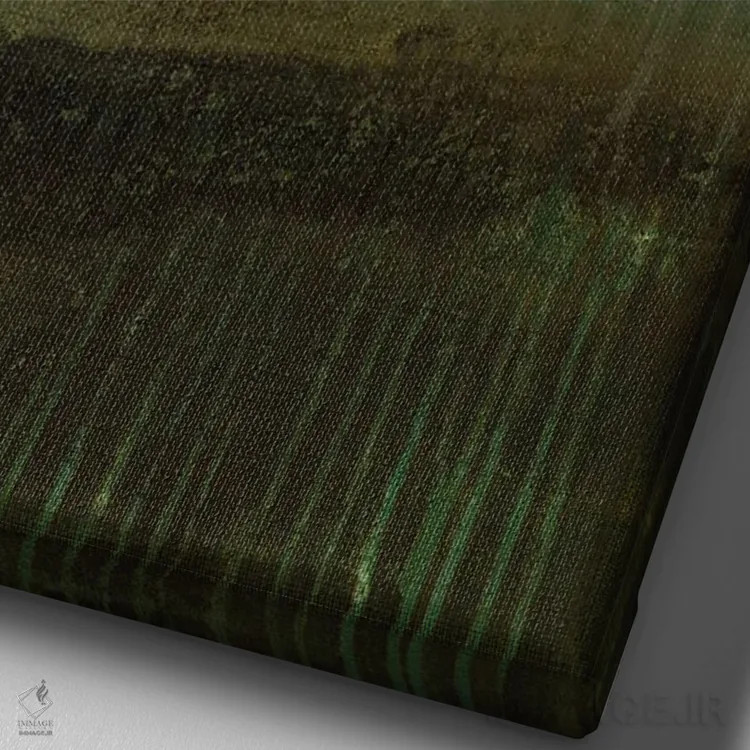 تابلو انتزاعی فقط زمانی که من بخواهم اثر روت فرامشتاین - نمای نزدیک بافت بوم