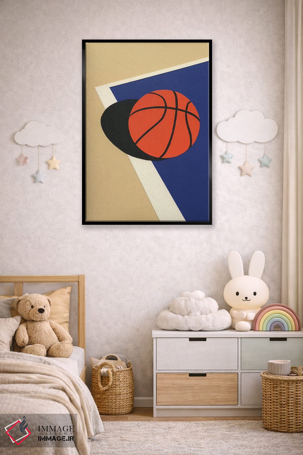 تابلو دکوراتیو تیم بسکتبال اوکلند ۱ اثر روزی فایست - D6B