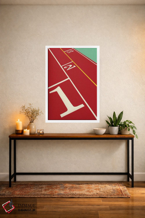 تابلو دکوراتیو دویدن ۱-۲-۳ اثر روزی فایست - D4W