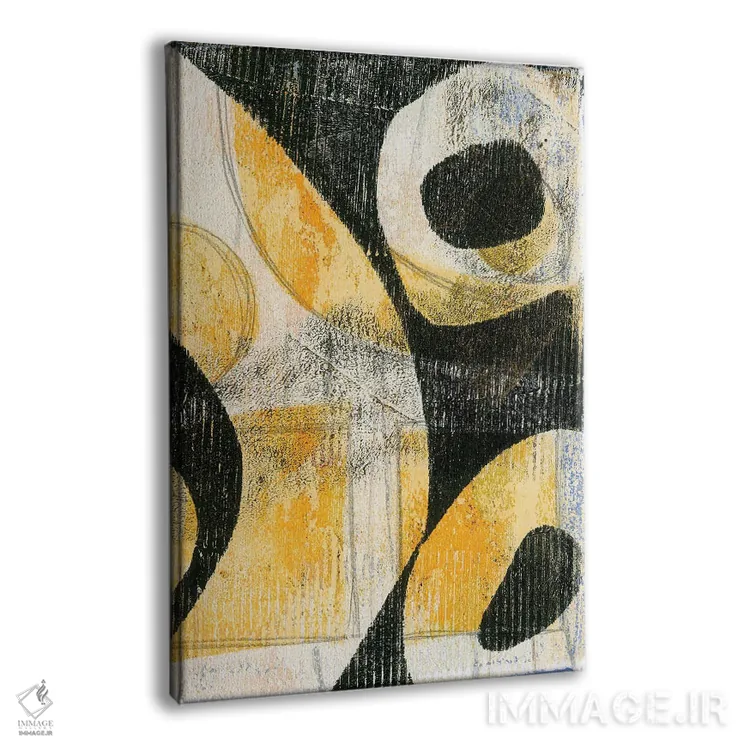 تابلو انتزاعی دوباره بگو ۱ اثر روت فرامشتاین - نمای پرسپکتیو محصول