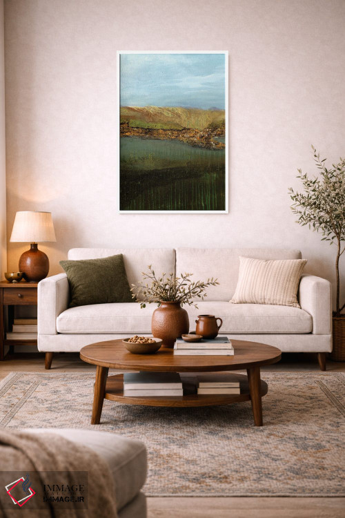 تابلو انتزاعی فقط زمانی که من بخواهم اثر روت فرامشتاین - D1W