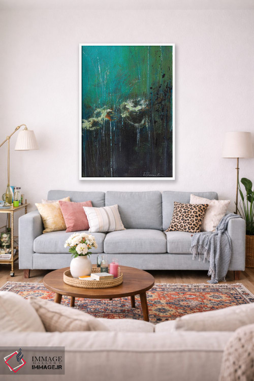 تابلو انتزاعی رشد وحشی اثر روت فرامشتاین - D1W