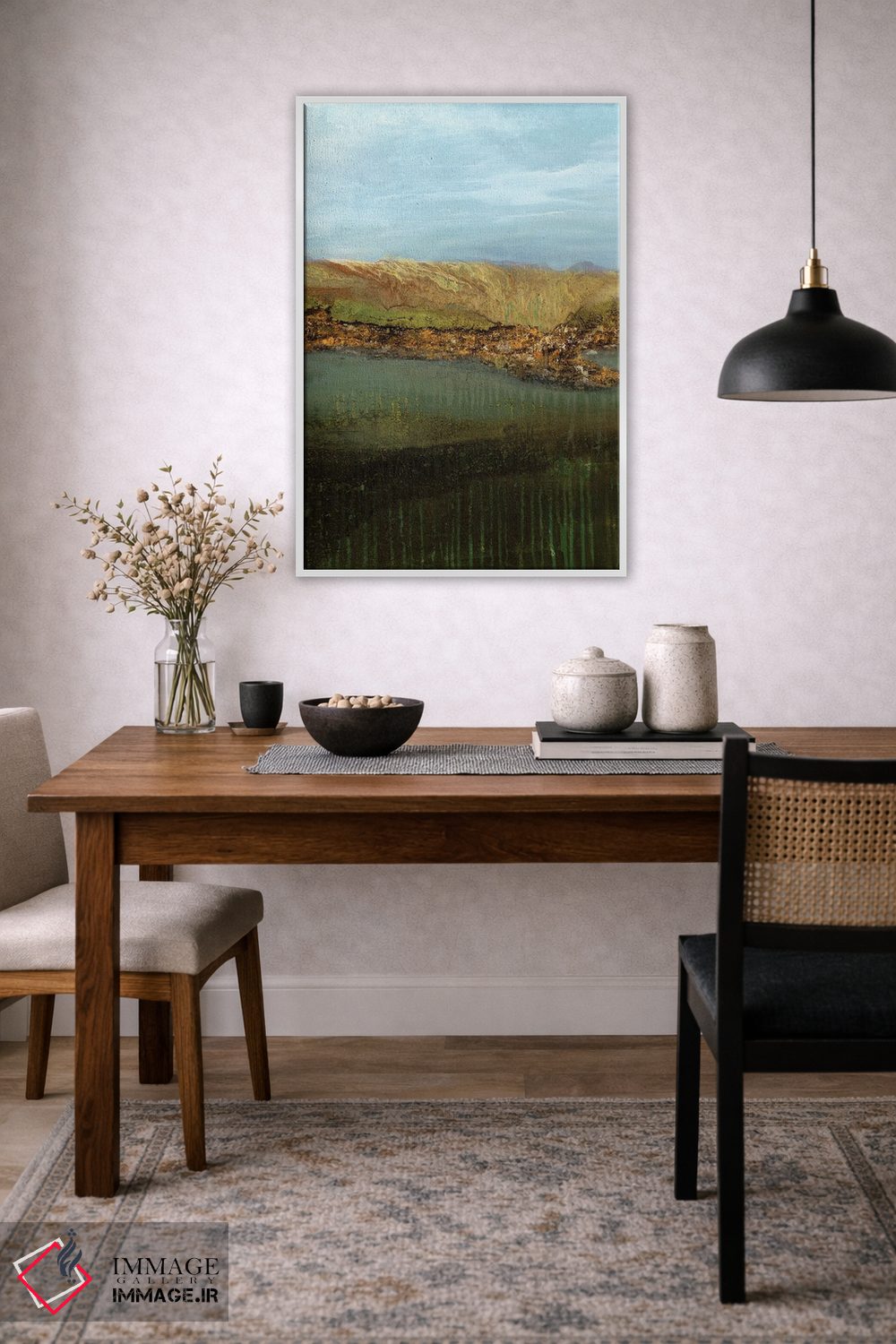 تابلو انتزاعی فقط زمانی که من بخواهم اثر روت فرامشتاین - D2W