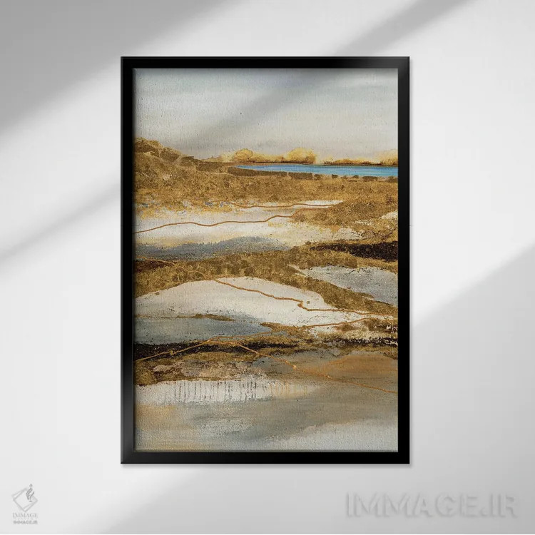 تابلو دکوراتیو بیا آن طرف برویم اثر روت فرامشتاین - نمای قابدار مشکی