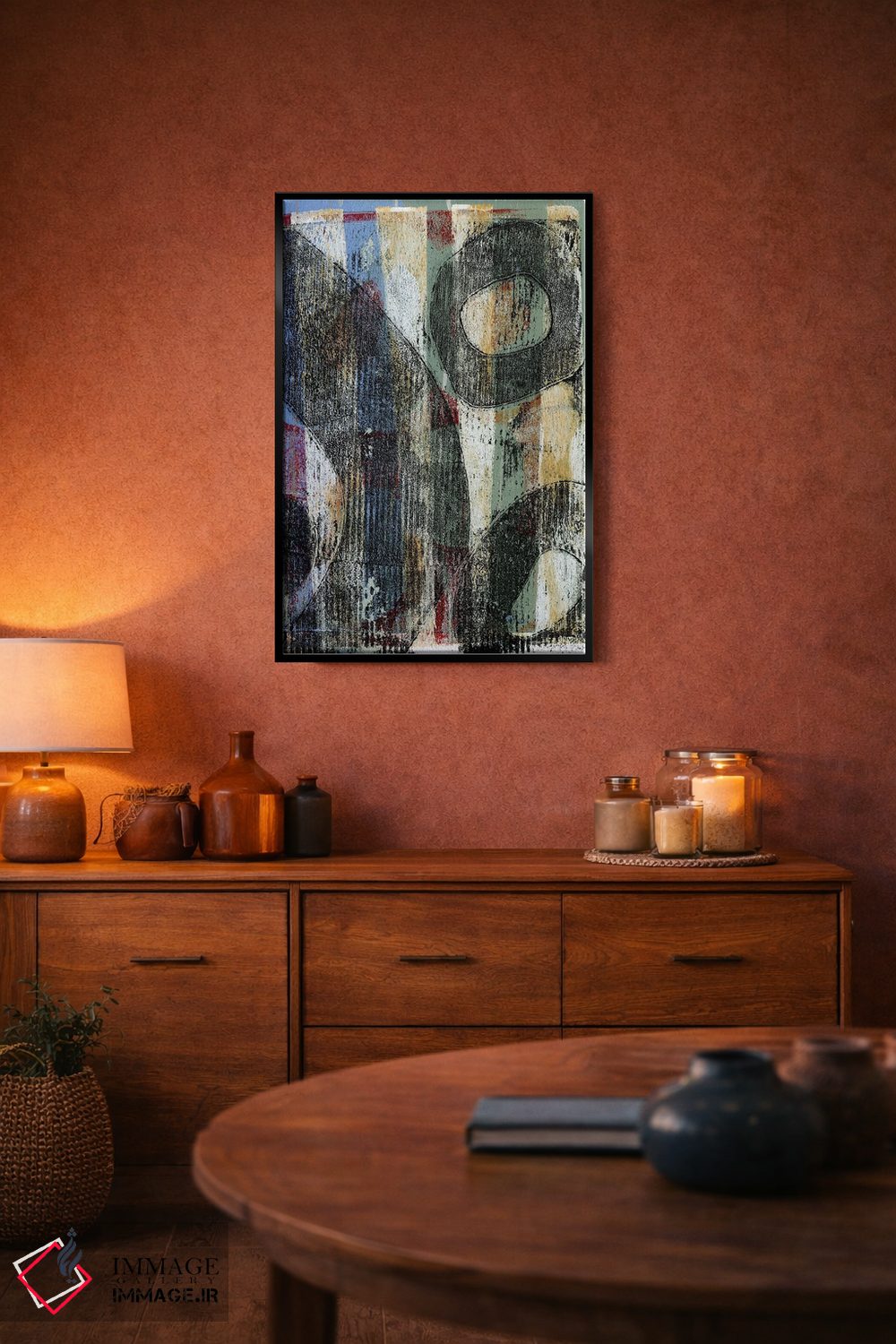 تابلو انتزاعی دوباره بگو ۲ اثر روت فرامشتاین - D5B