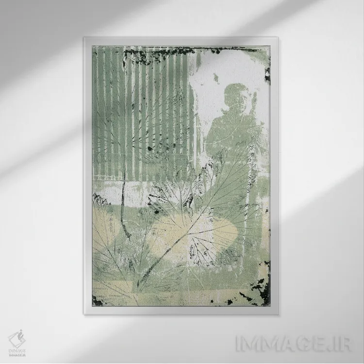 تابلو انتزاعی گاهی فکر می کنم اثر روت فرامشتاین - نمای قابدار سفید