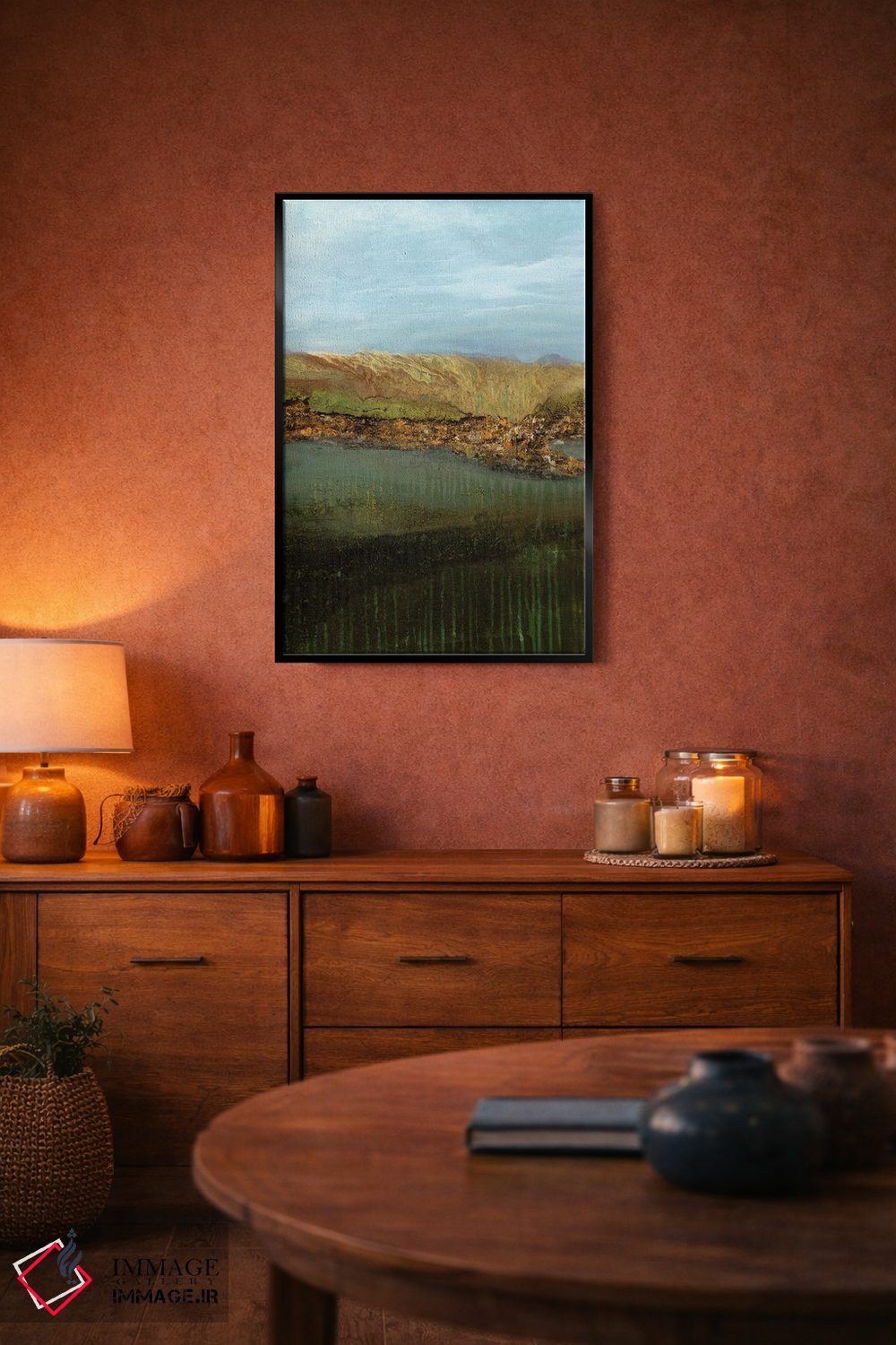 تابلو انتزاعی فقط زمانی که من بخواهم اثر روت فرامشتاین - D6B