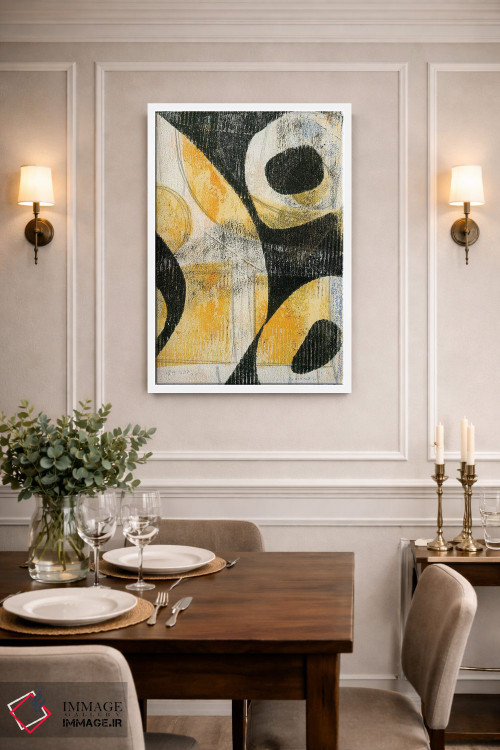 تابلو انتزاعی دوباره بگو ۱ اثر روت فرامشتاین - D1W