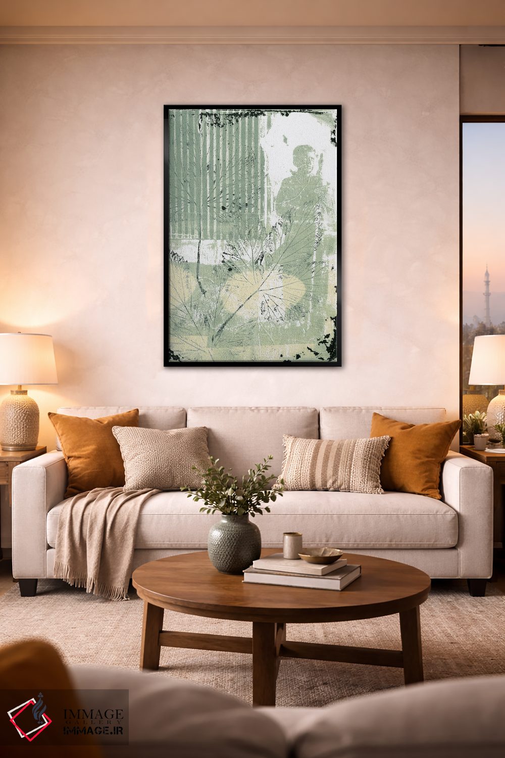 تابلو انتزاعی گاهی فکر می کنم اثر روت فرامشتاین - D3B