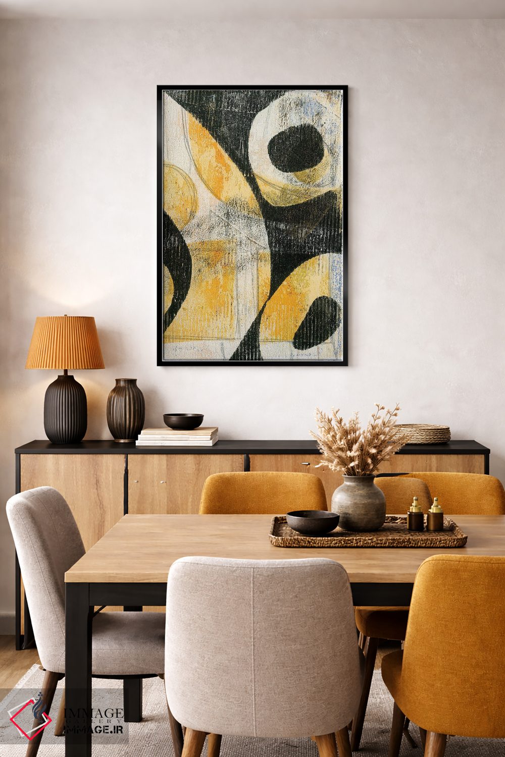 تابلو انتزاعی دوباره بگو ۱ اثر روت فرامشتاین - D6B