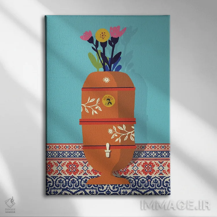تابلو مدرن فیلتر اثر روژریو آرودا - نمای روبهرو روی دیوار