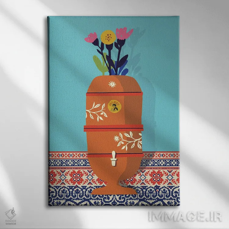 تابلو مدرن فیلتر اثر روژریو آرودا - نمای روبهرو روی دیوار