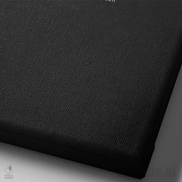 تابلو مینیمال گلدفینگر اثر مارک روگان - نمای نزدیک بافت بوم