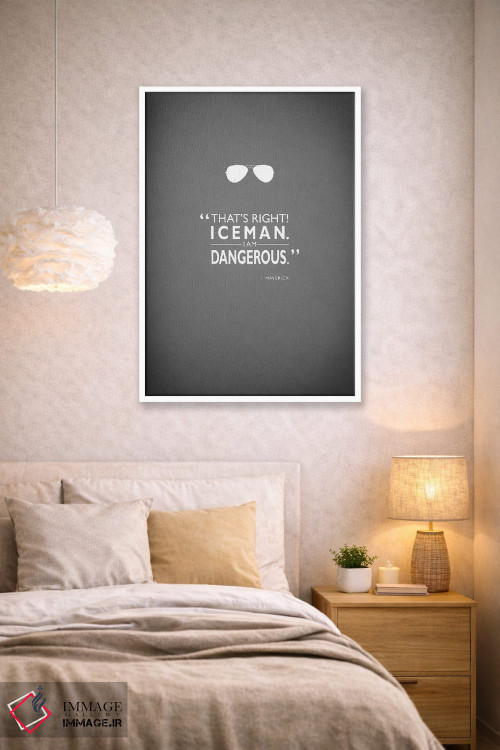 تابلو مینیمال تاپ گان اثر مارک روگان - D1W