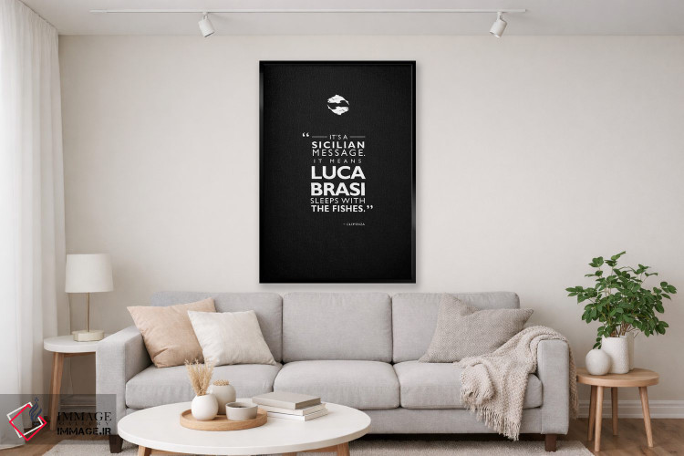 تابلو دکوراتیو پدرخوانده اثر مارک روگان - D2B