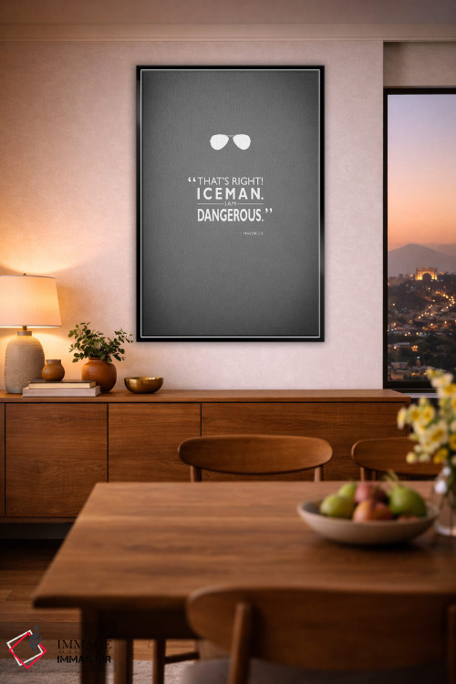 تابلو مینیمال تاپ گان اثر مارک روگان - D2B