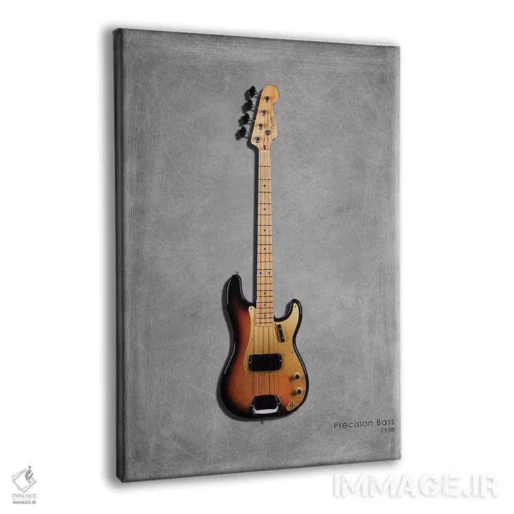 تابلو دکوراتیو فندر پرسژن بیس مدل ۱۹۵۸ اثر مارک روگان - نمای پرسپکتیو محصول