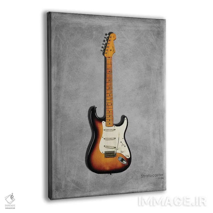 تابلو دکوراتیو فندر استراتوکستر مدل ۱۹۵۴ اثر مارک روگان - نمای پرسپکتیو محصول