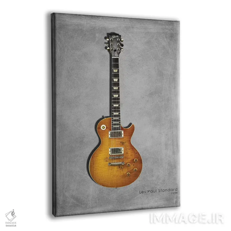 تابلو دکوراتیو 1959,گیبسون لس پال استاندارد ۱۹۵۹ اثر مارک روگان - نمای پرسپکتیو محصول