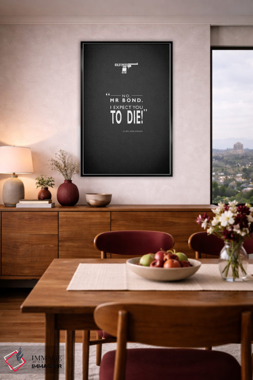 تابلو مینیمال گلدفینگر اثر مارک روگان - D3B