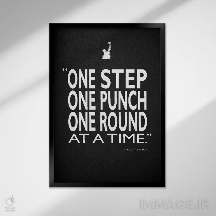 تابلو دکوراتیو کرید اثر مارک روگان - نمای قابدار مشکی