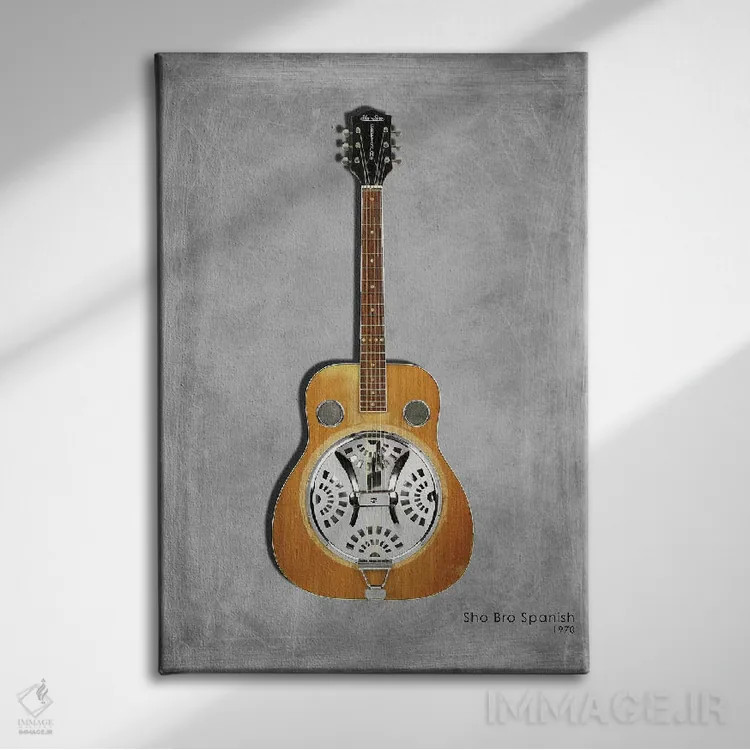 تابلو دکوراتیو 1970,گرچ شو-برو اسپنیش مدل ۱۹۷۰ اثر مارک روگان - نمای روبهرو روی دیوار