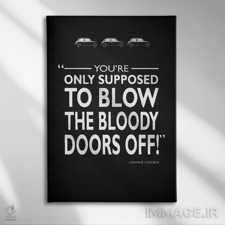 تابلو دکوراتیو شغل ایتالیایی اثر مارک روگان - نمای روبهرو روی دیوار