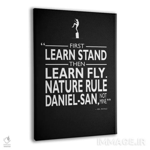 تابلو دکوراتیو شاگرد کاراته کار اثر مارک روگان - نمای پرسپکتیو محصول