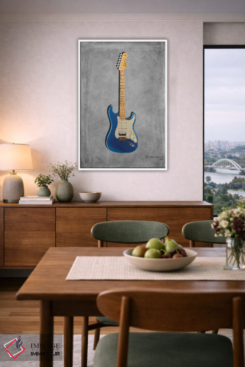 تابلو دکوراتیو فندر استراتوکستر مدل ۱۹۵۷ اثر مارک روگان - D4W