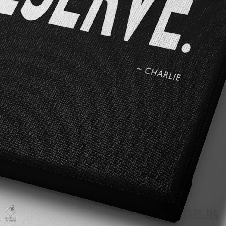 تابلو دکوراتیو گوشه گیر اثر مارک روگان - نمای نزدیک بافت بوم