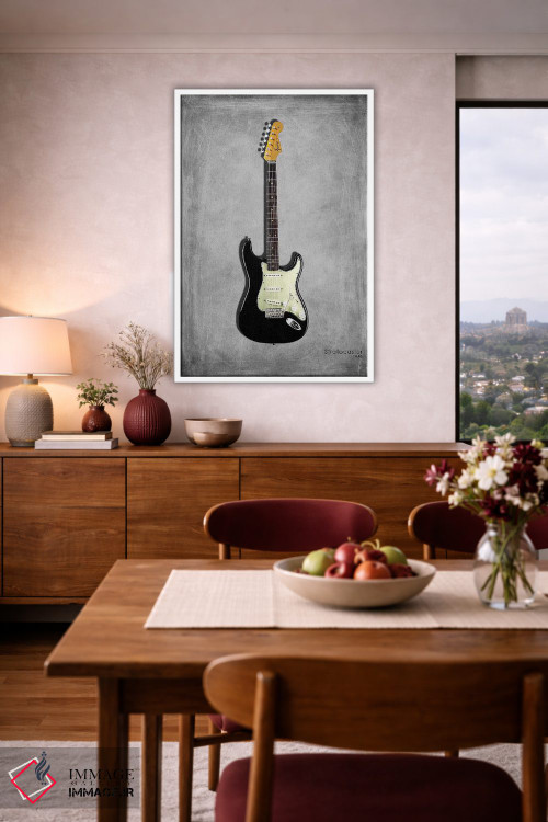 تابلو دکوراتیو فندر استراتوکستر مدل ۱۹۵۹ اثر مارک روگان - D2W