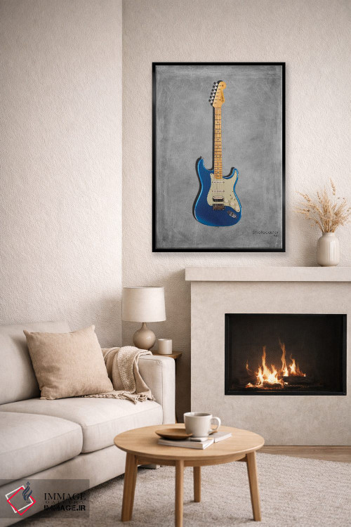 تابلو دکوراتیو فندر استراتوکستر مدل ۱۹۵۷ اثر مارک روگان - D6B