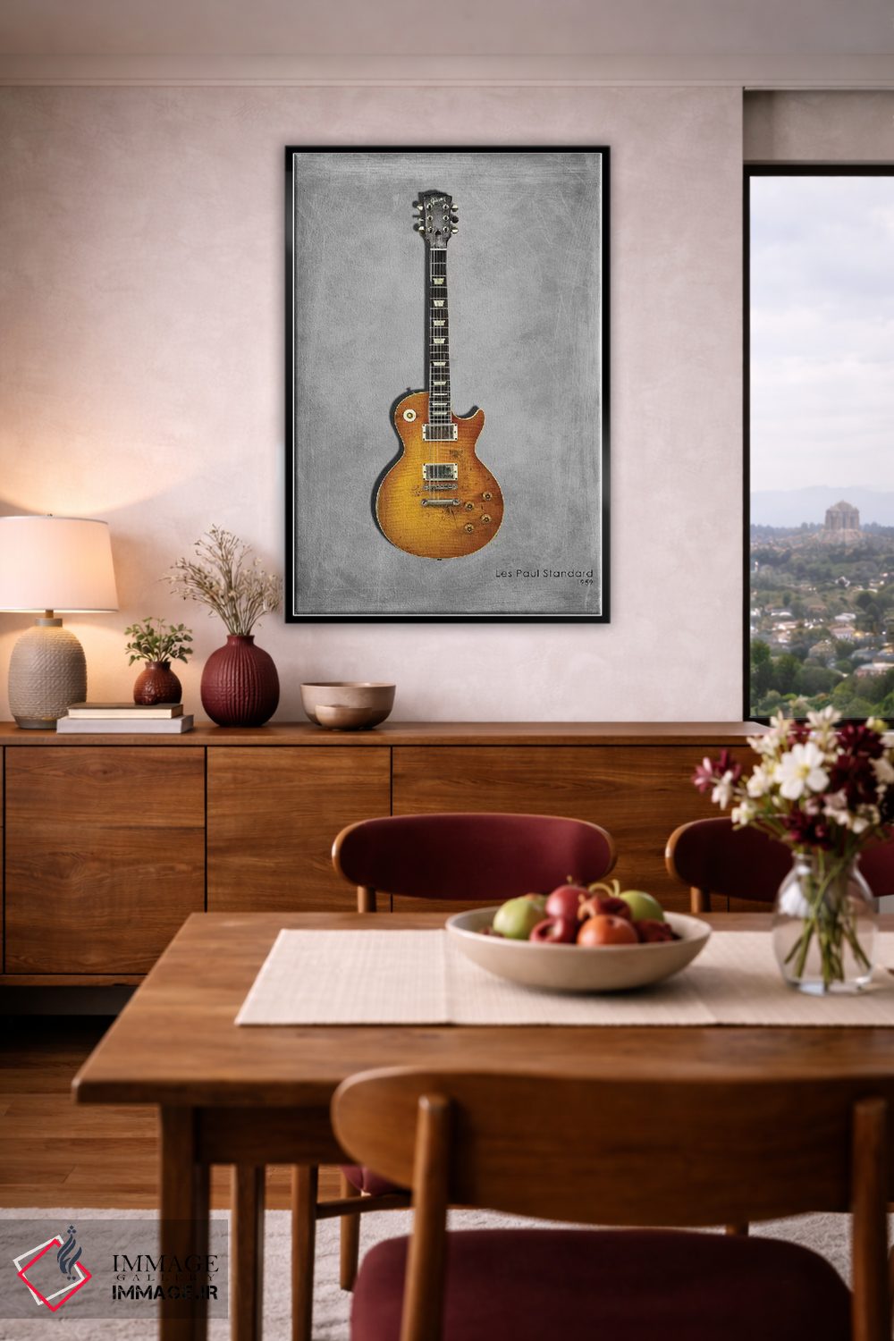 تابلو دکوراتیو 1959,گیبسون لس پال استاندارد ۱۹۵۹ اثر مارک روگان - D5B