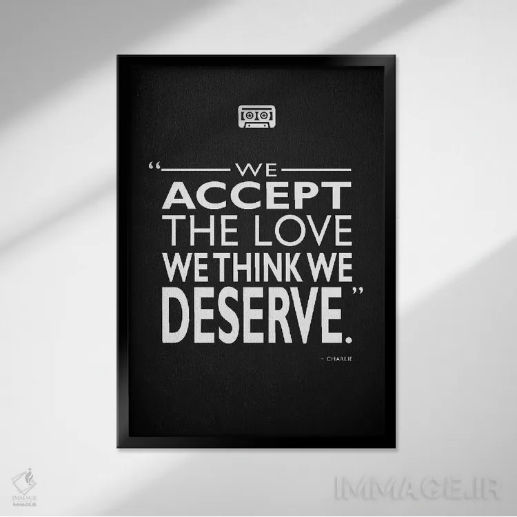 تابلو دکوراتیو گوشه گیر اثر مارک روگان - نمای قابدار مشکی