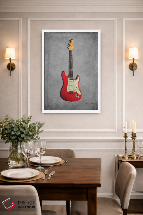 تابلو دکوراتیو فندر استراتوکستر مدل ۱۹۶۳ اثر مارک روگان - D1W