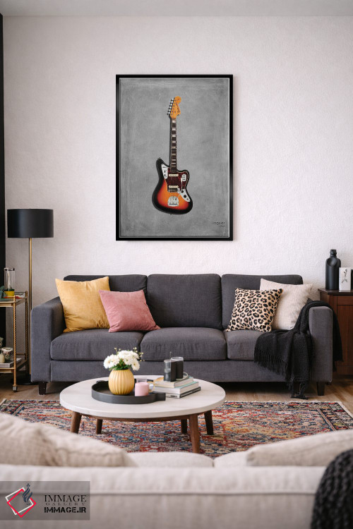 تابلو دکوراتیو فندر جگوار مدل ۱۹۶۷ اثر مارک روگان - D2B